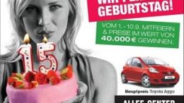 15 Jahre Allee-Center: Feiern Sie mit !