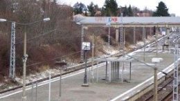 Der Zugang zum S-Bahnsteig Miltitzer Allee ist gesperrt. Foto: Gernot Borriss